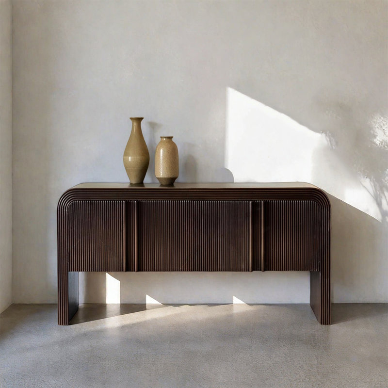 Console Retro, H 31,5 po x l 62,99 po x P 15,75 po