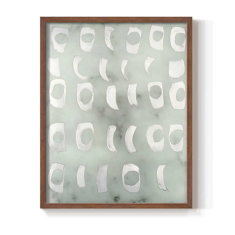 "ABSTRACT Series DCCLXIX" par J Paul, Noyer, H 21 po x l 17 po