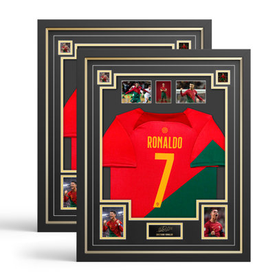 Hongkee - Vitrine à cadre en jersey, grande boîte-cadre en plexiglas pour chemises sport 31,5 po x 21,6 po, paquet de 2