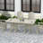 Vinnie Rectangular Outdoor Dining Table Umbrella Hole , 71 " W 37 " D-1750438478