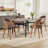 Upholstered Dining Chair With Wooden Frame-1244952187-1252833041