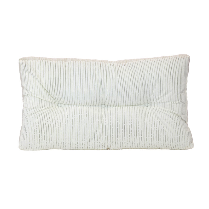 Coussin de banc antidérapant Omega, L 27 po x P 14 po, Gris
