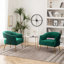 Fauteuil d'appoint en velours Chynna-1665429073