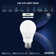 Luxrite A19 LED Light Bulb 9.5W=75W 4000K Cool White 1100LM Non-Dimmable Standard LED Light Bulbs E26, Enclosed Fixture Rated, Damp Rated, ETL 16 Pack