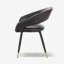 Chaise en cuir Courtland