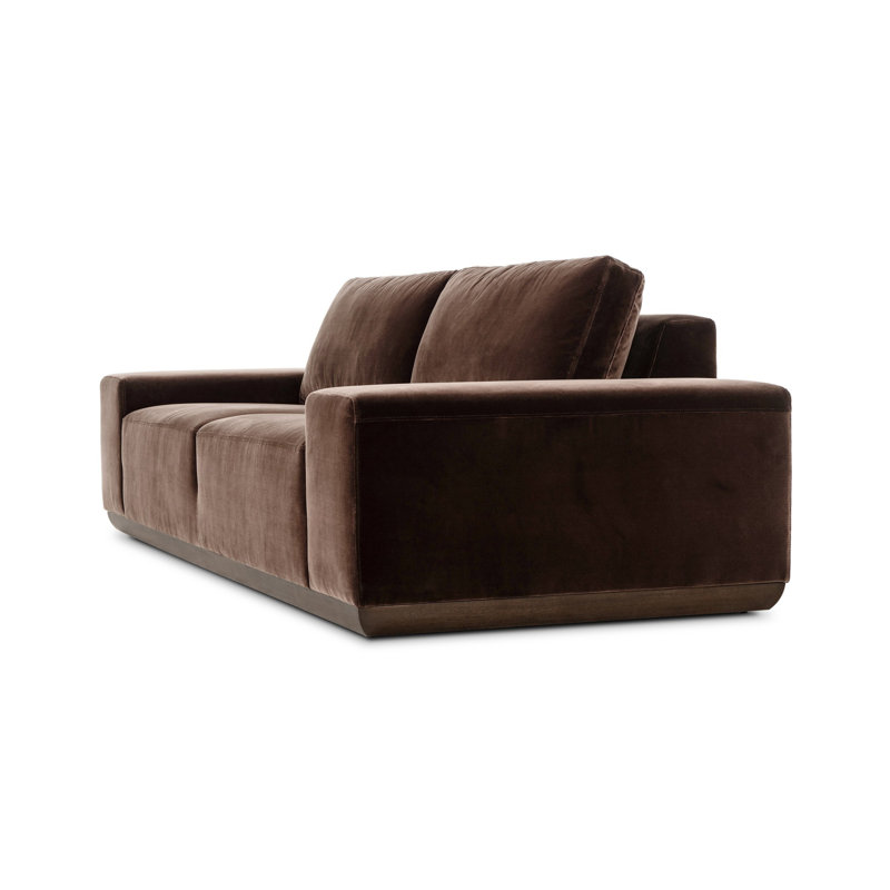 Isaiah 104" Upholstered Sofa, Surrey Cocoa