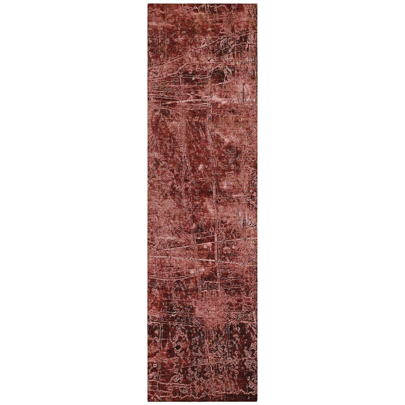 Tapis de couloir d'extérieur 8 pi Merlot