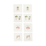 Mingle 8-Piece Cocktail Napkin Set