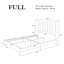 Lit plateforme tapissier Ozella - Aucun sommier requis, assemblage facile-589739807-589739792