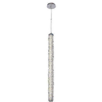 Lina 1 LT Chrome/Clear Pendant Allegri