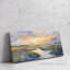 Marais au coucher du soleil, peinture de paysage, Caroline Lowcountry, décor de ferme-101798089-101798084