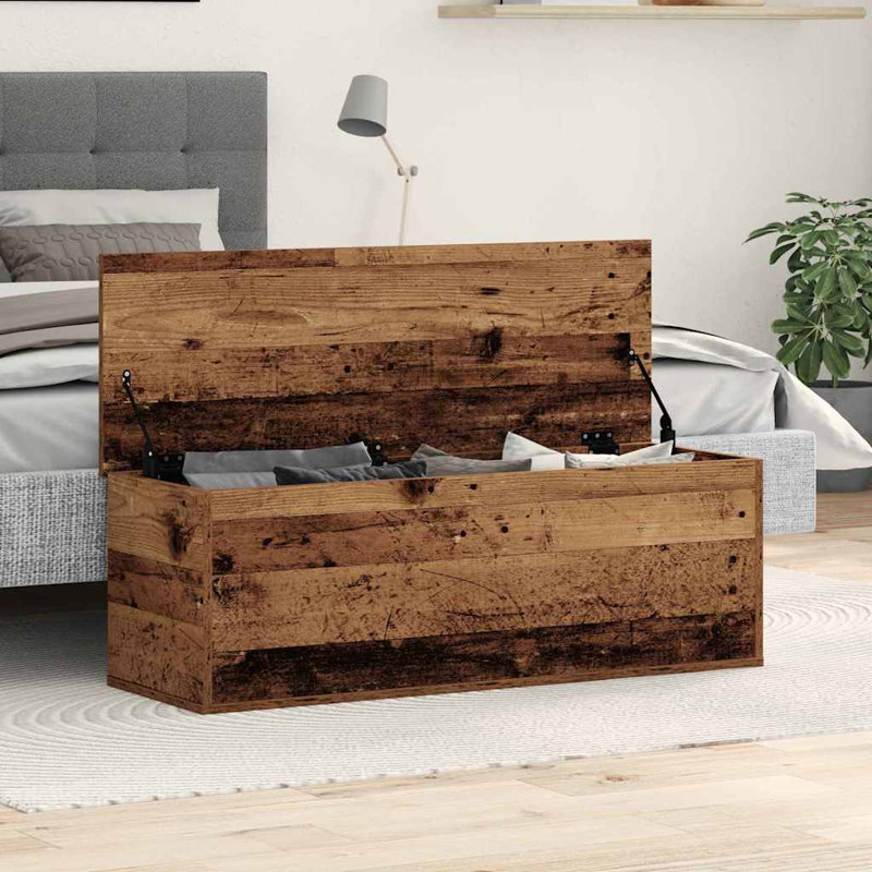 Camp Trunk / Footlocker, Old Wood