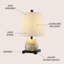 Lampe de table en céramique 16 po Litherland-88694412