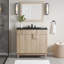 Meuble-lavabo sur pied simple 36 po avec plateau en céramique Modway Miles-92590989-92590992