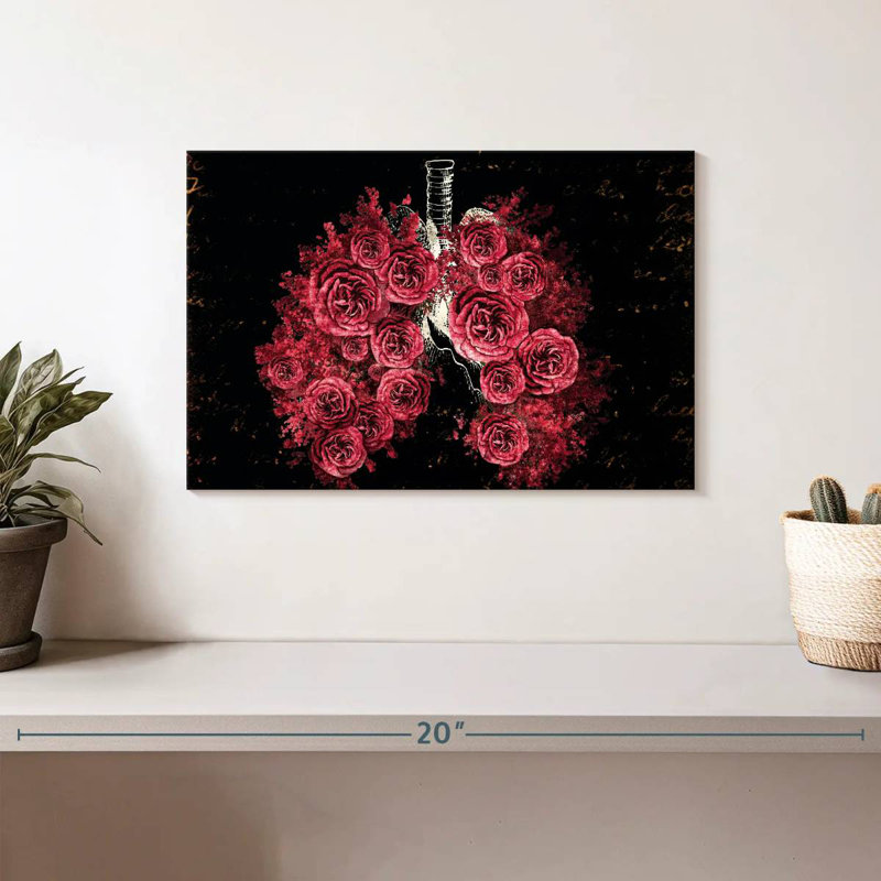 Harnek Rose Lungs, H 8 po x l 12 po