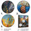Gnome mauve, lueur scintillante - impression d'art mural gnome-790781700-790781701