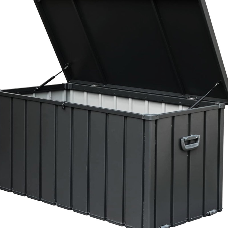 Boîte de rangement 150 gallons pour l'extérieur - imperméable, verrouillable, pour ranger les serviettes