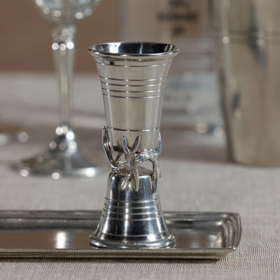 Alexandrea Pewter Jigger