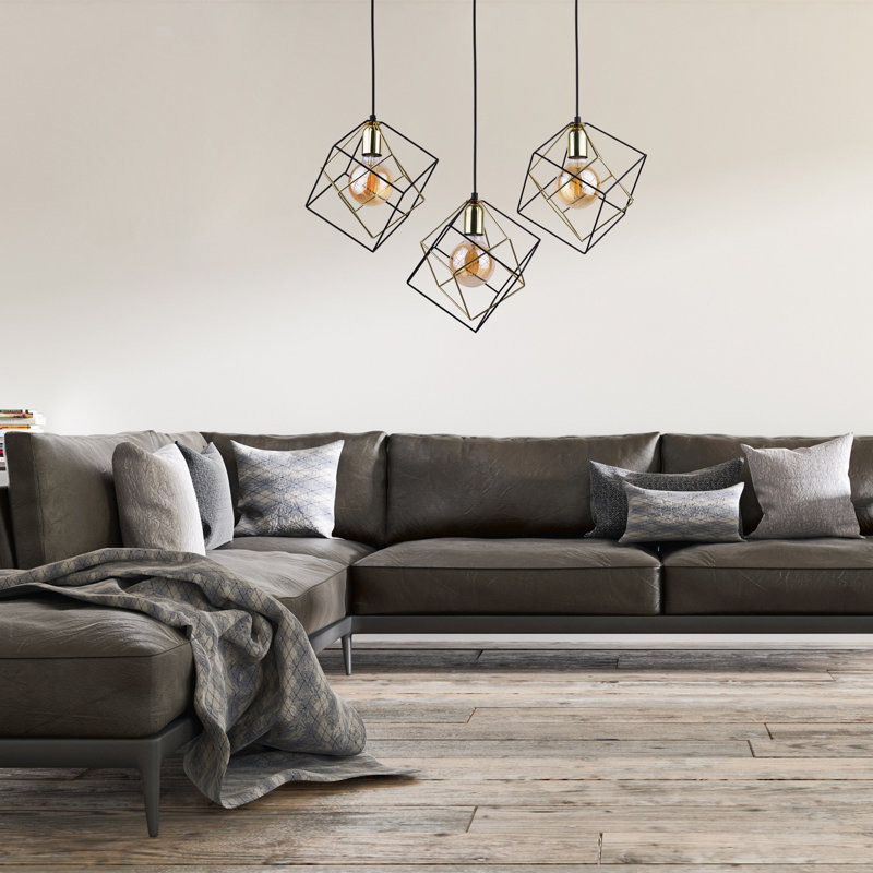 Anine 3 - Light Stainless Steel Kitchen Island Pendant