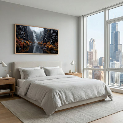 Ensemble de 1 tableau sur toile Misty Canyon