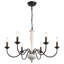 Lustre classique à 6 lumières de style bougie Tinoco-87823703