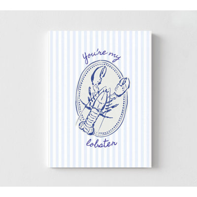 You're My Lobster Print: Coastal Quote Art