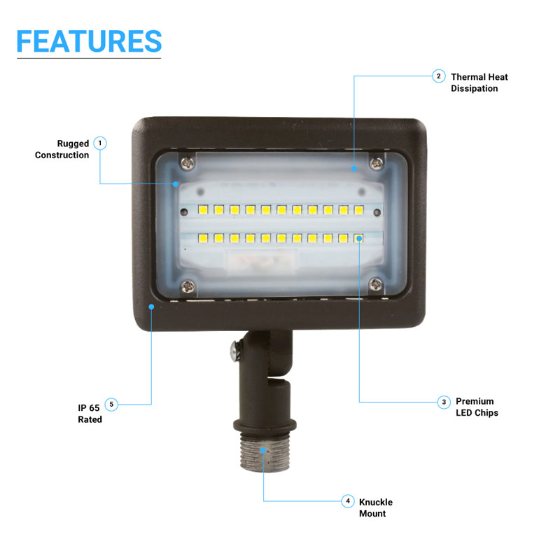 Projecteur d'extérieur à DEL