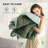 Bedsure Full Color Block Quilted Duvet Insert – Green & Light Green, Down Alternative, All-Season-126364006-122443350