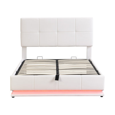 Chandace Upholstered UK Double - DE 135 X 190 Cm Ottoman Storage Bed