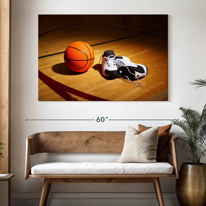 Sireci Basketball And Shoes, 34" H x 51" W