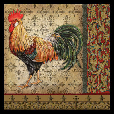 " Vintage Rooster " by Jean Plout