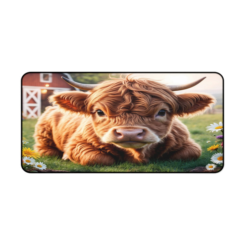 Polyester Desk Pad, 14.4x12.1