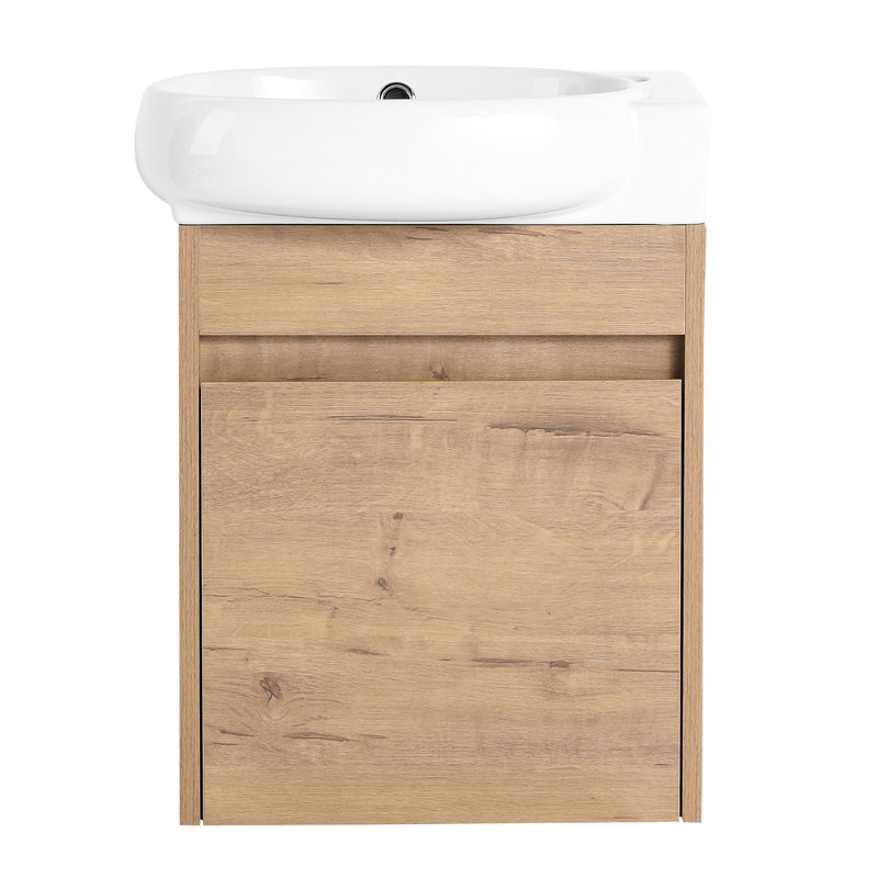 Petit meuble-lavabo avec technologie Soft Clos