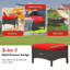 Repose-pieds d'extérieur avec coussin Ansby-403637615