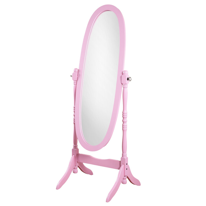 Miroir de plancher Modern Anna, Rose