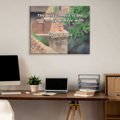 Astoria Grand Gallery Wrapped Canvas By Allison Pearson: "A father is the template of a man Nature gi