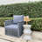 Hazleigh Concrete Accent Stool