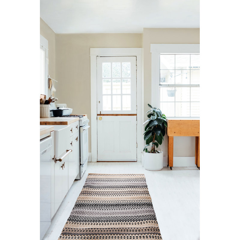 Kaden Hand Woven Grey Indoor Rug, Rectangle 140 x 200cm