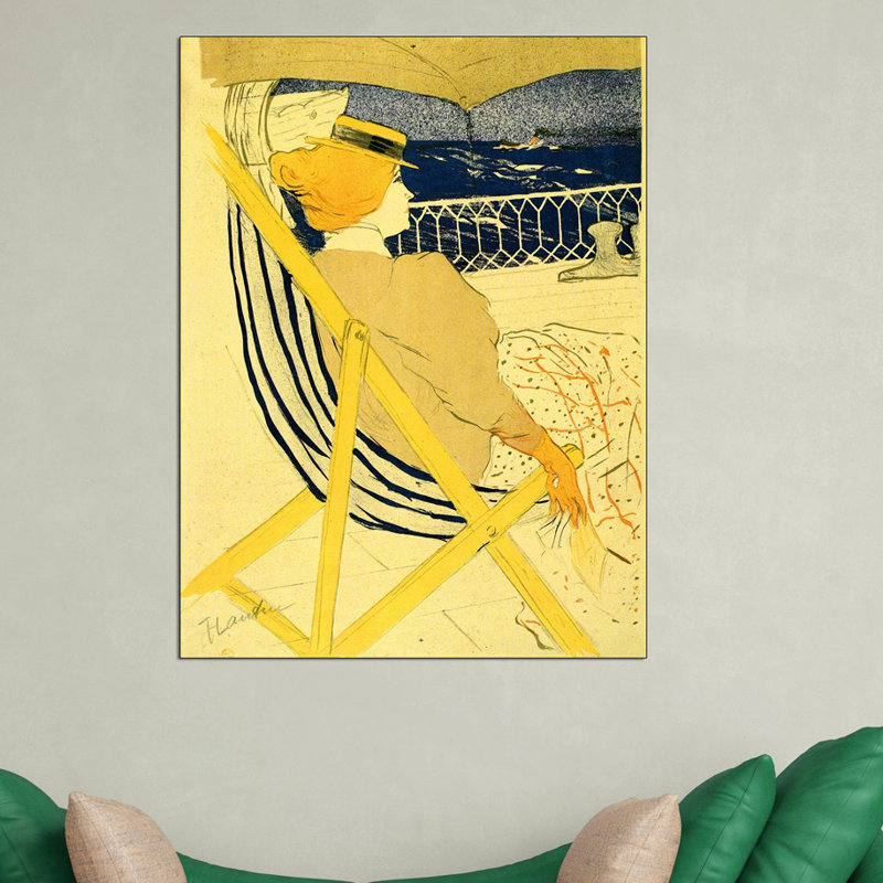 Henri De Toulouse-Lautrec - Wrapped Canvas Painting, 120cm H x 90cm W x 1.8cm D