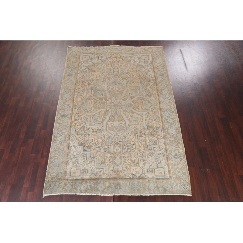 Tapis géométrique rétro 7 x 11