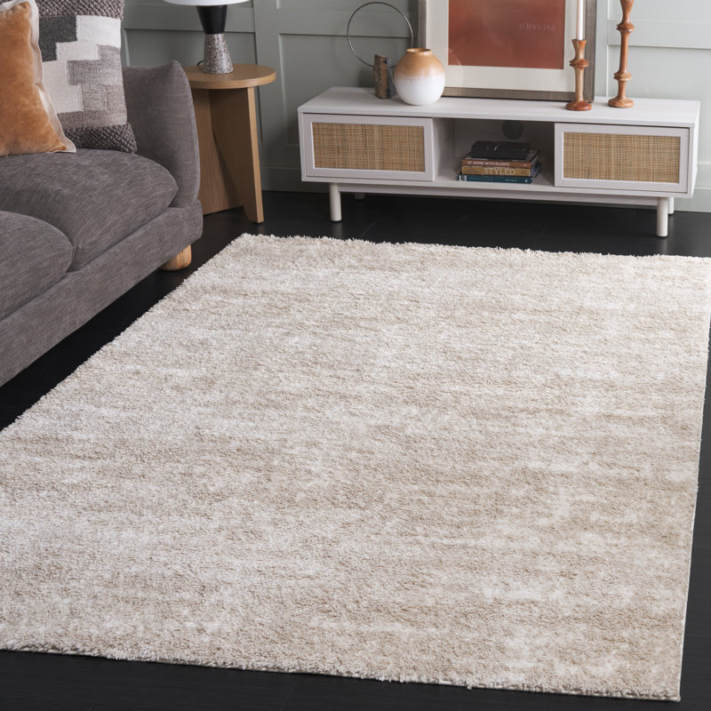 Valierius Penelope Shag Performance Abstract Rug, Rectangle 5'3" x 7'6"