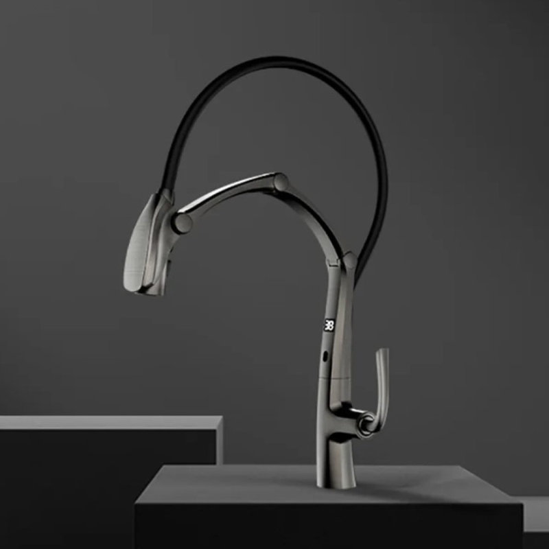 Smart Living&Technology Pull Down Kitchen Faucet, Chrome