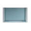 Table basse Nysa, miroir et faux cristaux