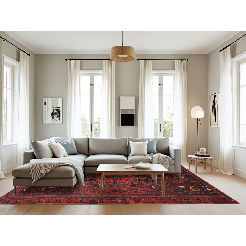 Oriental Indoor Rug, Rectangle 8' x 12'