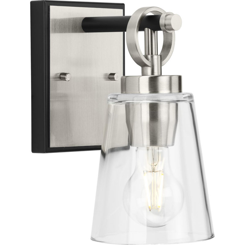 Éclairage pour meuble-lavabo à intensité variable Cassell, Nickel brossé, 1