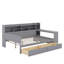 Lit de jour double avec tablettes, tiroirs et bureau-1626594759
