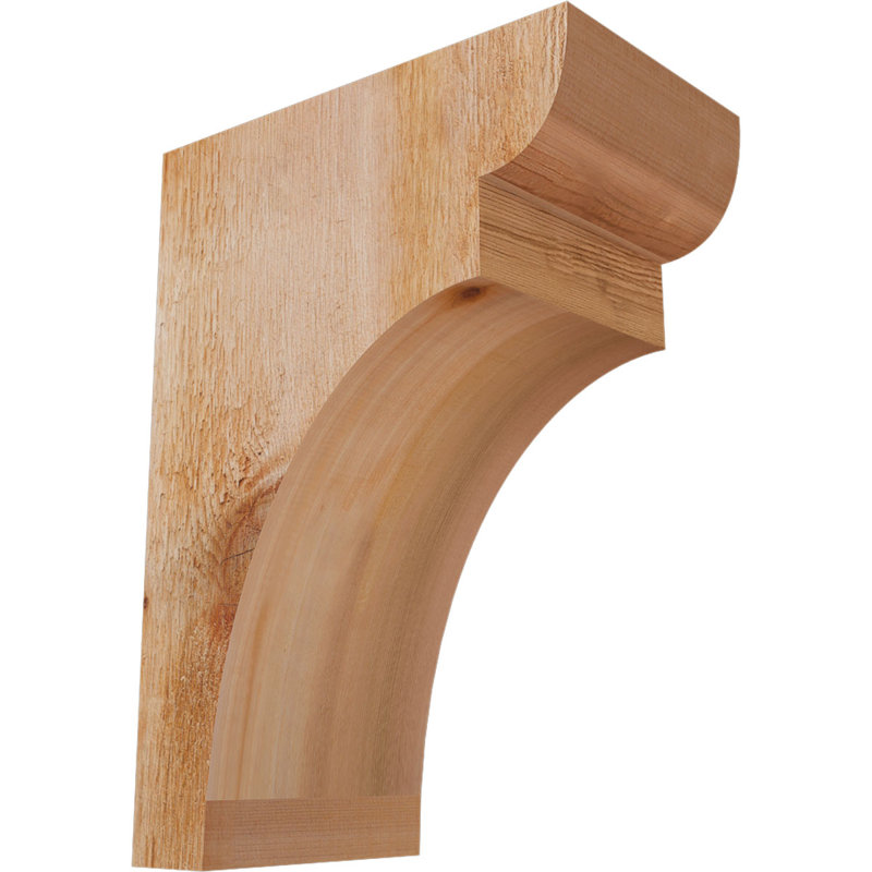 Yorktown Corbel, H 14 po x l 6 po x P 10 po, Cèdre rouge, Sciage brut