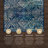 Emanuel Modern Abstract Machine Woven Flatweave Blue and Teal Area Rug with Non Skid Backing -450291451