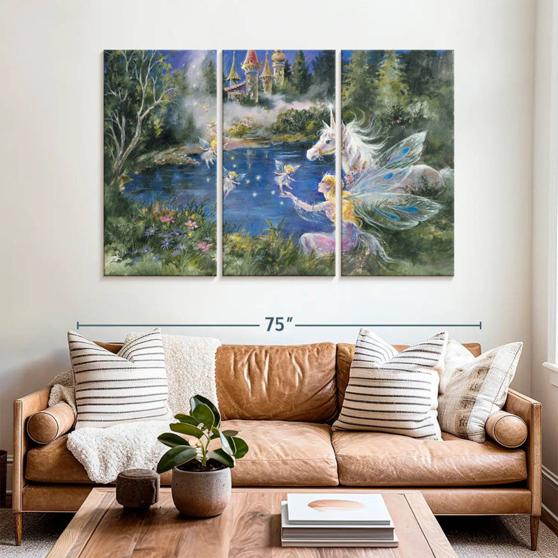 Ashelle Castles III, 42" H x 65" W