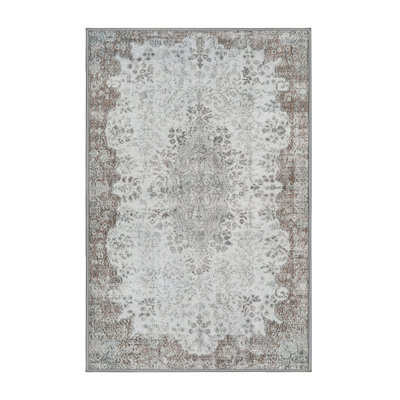 Tapis traditionnel beige Allamanda